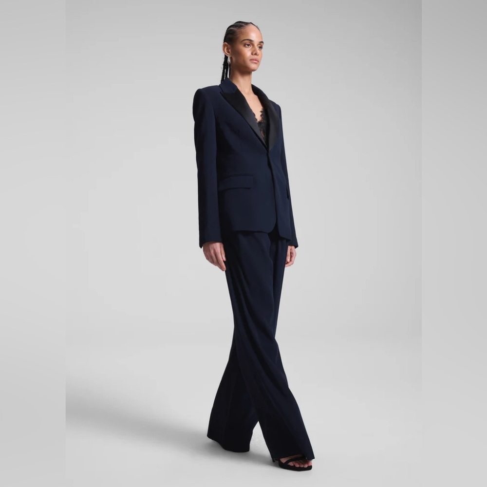 A.L.C $495 Charles Pant Evening Blue NWT - Picture 5 of 7